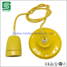 E27 Ceramic Lamp Holder Retro Porcelain Ceiling Rose Lamp Base for Decorative